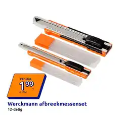 Action Werckmann afbreekmessenset aanbieding