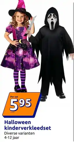 Action Halloween kinderverkleedset aanbieding