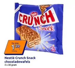 Action Nestlé Crunch Snack chocoladewafels aanbieding