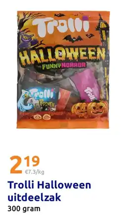 Action Trolli Halloween uitdeelzak aanbieding