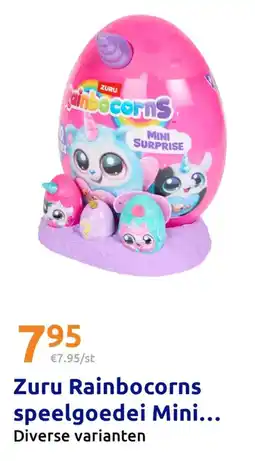 Action Zuru Rainbocorns speelgoedei Mini... aanbieding