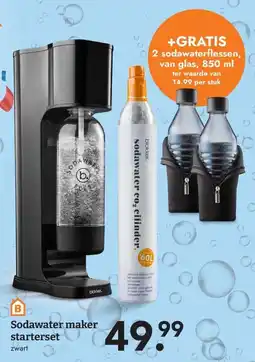 Blokker blokker sodawater maker starterset zwart aanbieding