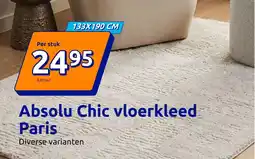 Action Absolu Chic vloerkleed Paris aanbieding