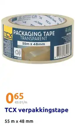 Action TCX verpakkingstape aanbieding