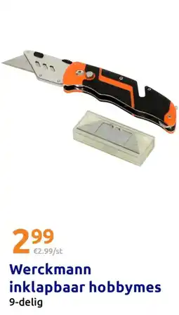 Action Werckmann inklapbaar hobbymes aanbieding