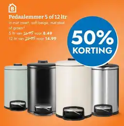 Blokker B pedaalemmer aanbieding
