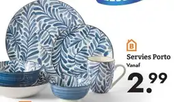 Blokker Vanaf Servies Porto aanbieding