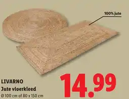 Lidl Livarno Jute vloerkleed aanbieding