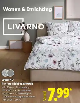 Lidl Livarno Renforcé dekbedovertrek aanbieding