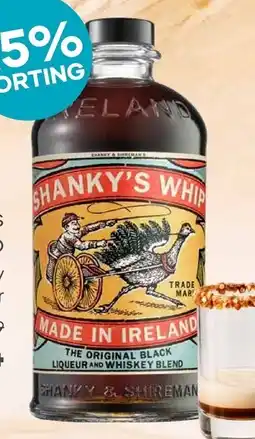 Mitra Shanky's Whip Whiskey Liqueur | 70 CL aanbieding