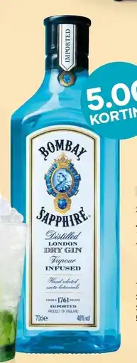 Mitra Bombay Sapphire | 70 CL aanbieding