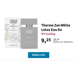 Plein.nl Therme Zen White Lotus Eau De Parfum aanbieding