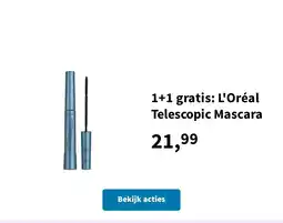 Plein.nl L'Oréal Telescopic Mascara aanbieding