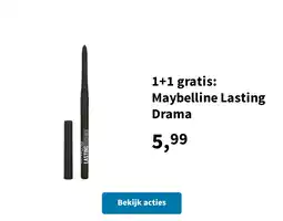 Plein.nl Maybelline Lasting Drama aanbieding