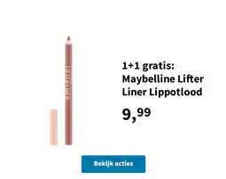 Plein.nl Maybelline Lifter Liner Lippotlood aanbieding