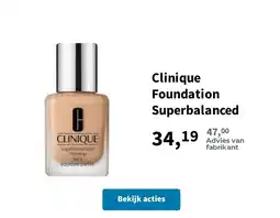 Plein.nl Clinique Foundation Superbalanced aanbieding