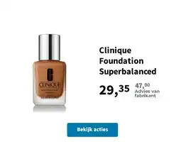 Plein.nl Clinique Foundation Superbalanced aanbieding