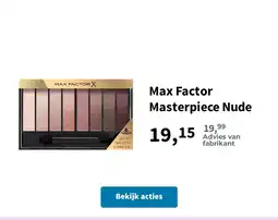 Plein.nl Max Factor Masterpiece Nude aanbieding