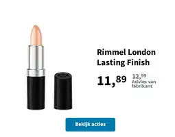 Plein.nl Rimmel London Lasting Finish aanbieding
