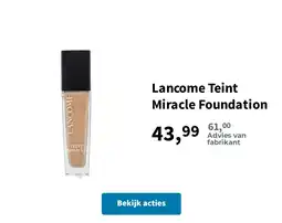Plein.nl Lancome Teint Miracle Foundation aanbieding
