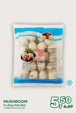 Amazing Oriëntal Mushroom Fu Zhou Fish Ball aanbieding