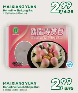Amazing Oriëntal MAI XIANG YUAN Honorline Peach Shape Bun aanbieding