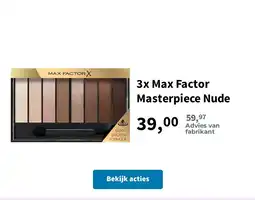 Plein.nl Max Factor Masterpiece Nude aanbieding