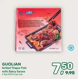 Amazing Oriëntal Guolian Grilled Tilapia Fish with Spicy Sauce aanbieding