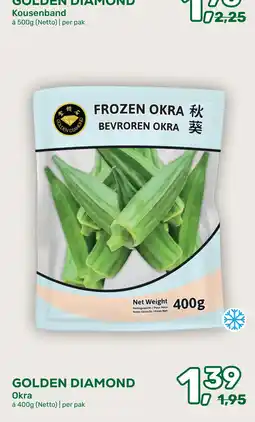 Amazing Oriëntal golden diamond okra aanbieding