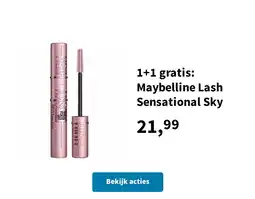 Plein.nl Maybelline Lash Sensational Sky aanbieding