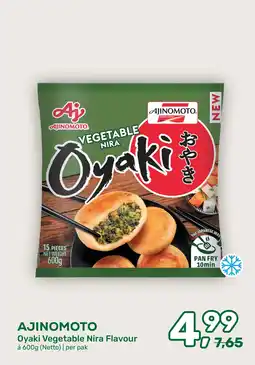 Amazing Oriëntal Ajinomoto Oyaki Vegetable Nira Flavour aanbieding