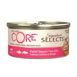 Pets Place Wellness Core Signature Selects Flaked - Natvoer - 79 g Tonijn&Zalm aanbieding
