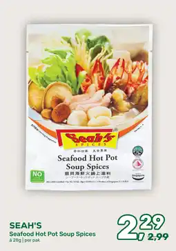 Amazing Oriëntal Seah's Seafood Hot Pot Soup Spices aanbieding
