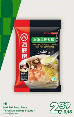 Amazing Oriëntal Hi Hot Pot Soup Base Three Delicacies Flavour aanbieding