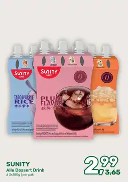 Amazing Oriëntal Sunity alle dessert drink aanbieding