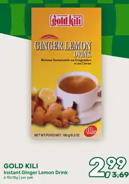 Amazing Oriëntal Gold Kili Instant Ginger Lemon Drink aanbieding