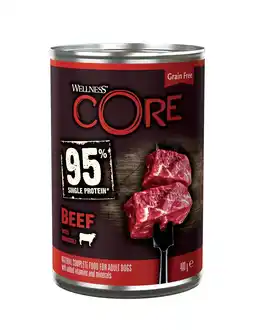 Pets Place Wellness Core Grain Free 95 - Natvoer - 400 g Rund&Broccoli aanbieding