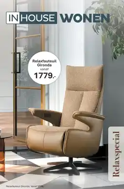 INHOUSE Relaxfauteuil Gironda aanbieding