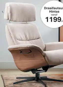 INHOUSE Draaifauteuil Hintas aanbieding