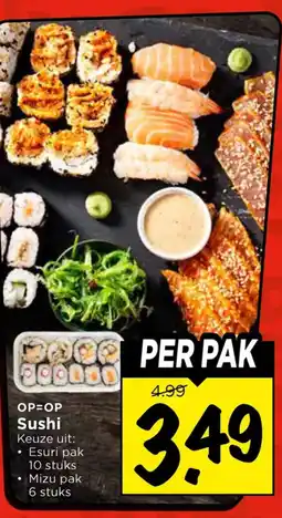 Vomar Voordeelmarkt Sushi aanbieding