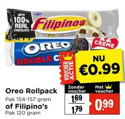Vomar Voordeelmarkt Oreo Rollpack aanbieding
