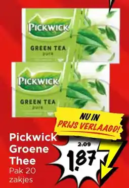 Vomar Voordeelmarkt Pickwick Groene Thee aanbieding