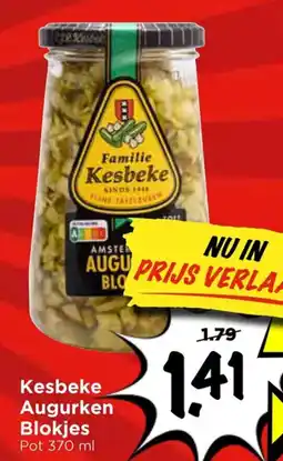 Vomar Voordeelmarkt Kesbeke Augurken Blokjes aanbieding