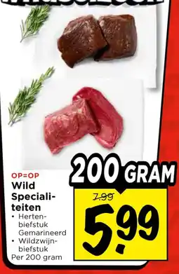 Vomar Voordeelmarkt Wild Specialiteiten aanbieding
