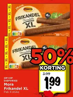 Vomar Voordeelmarkt Mora Frikandel XL aanbieding