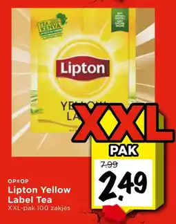 Vomar Voordeelmarkt Lipton Yellow Label Tea aanbieding