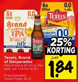 Vomar Voordeelmarkt Texels, Brand of Desperados aanbieding
