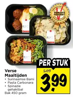 Vomar Voordeelmarkt Verse Maaltijden aanbieding