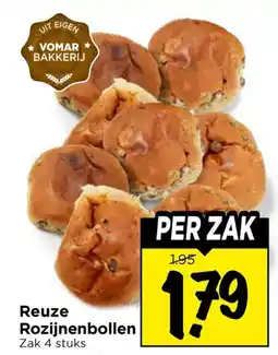 Vomar Voordeelmarkt Reuze Rozijnenbollen aanbieding