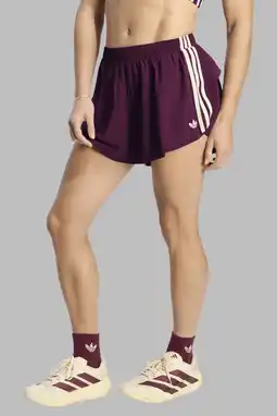 Wehkamp adidas Originals sportshort - donkerrood aanbieding